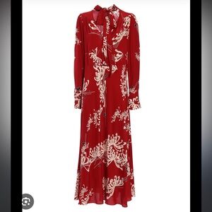 Alexander McQ Japanese print cadi dress